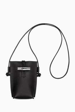 Longchamp Le Roseau Phone Bag in Cowhide Leather 218038814_2709