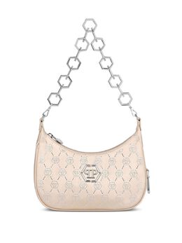 Philipp Plein rhinestone-embellished monogram shoulder bag 25346838