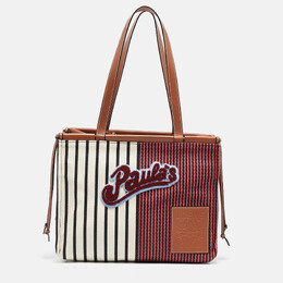 Loewe x Paula's Ibiza Multicolor Stripe Cushion Tote 1089876