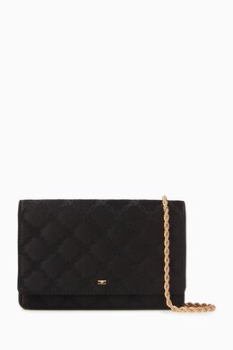 Elisabetta Franchi Small Embroidered Shoulder Bag in Satin 217858581_13