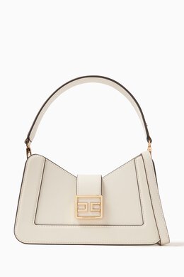 Elisabetta Franchi Medium Logo Shoulder Bag in Faux Leather 217858473_191