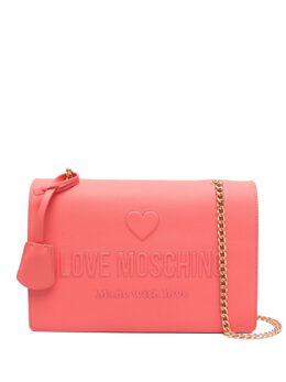 Love Moschino logo-embossed shoulder bag 27596594