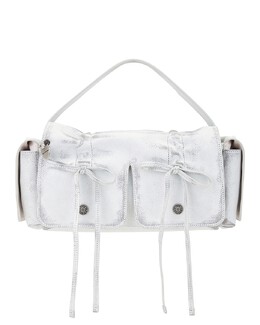 Винтажная сумка с несколькими карманами Acne Studios, белый/серый acne-wy94 | white & grey