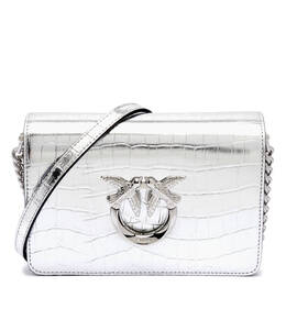 Сумка-мессенджер Pinko LOVE CLICK MINI, серебро pi245w00003586600os | argento