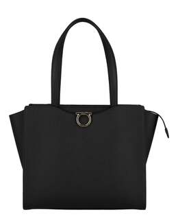 Кожаная сумка через плечо Gemini Salvatore Ferragamo, черный 7329907179580 | black