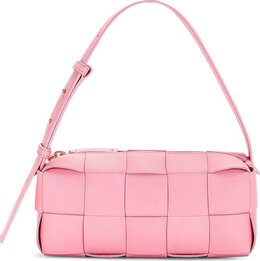Сумка Bottega Veneta Small Brick Cassette Ribbon/Gold, розовый 729166 vmay1 5832 | pink