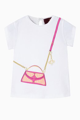 Aigner Crossbody Bag Graphic Print T-Shirt in Cotton 217848007_26