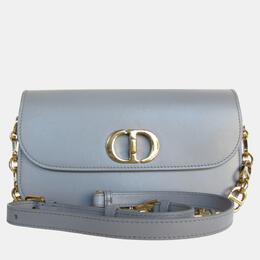 Christian Dior Grey Leather 30 Montaigne Shoulder Bag 1091474