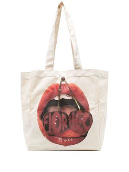 Fiorucci graphic-printed tote bag 24149233