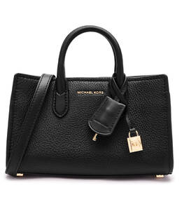 Сумка-тоут Michael Kors с золотым замочком, черный mk245w00005200100os | nero