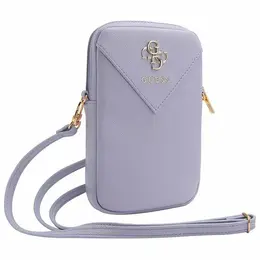 Сумка кросс-боди Guess, фактура зернистая, purple 103192072756