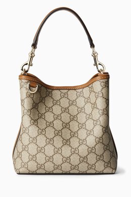 Gucci GG Emblem Mini Bucket Bag in Monogram Canvas 217716416_15