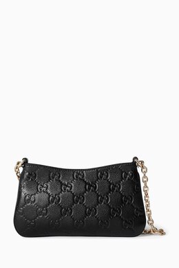 Gucci Super Mini GG Emblem Bag in Leather 217716276_13