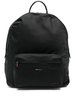 Kiton logo-plaque backpack 27658910