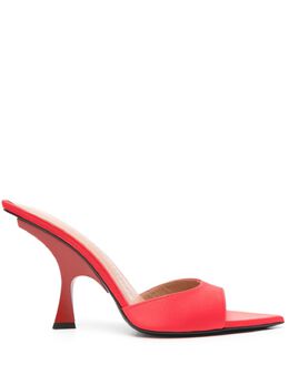 The Attico 100mm pointed-toe sandals 27711190