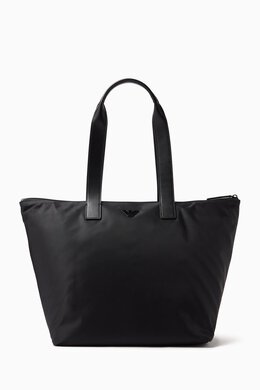 Emporio Armani Eagle Logo Tote Bag in Nylon 217721322_13