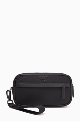 Emporio Armani Eagle Logo Wash Bag in Nylon 217721326_13