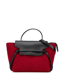 Celine 2016 Mini Felt and Calfskin Belt satchel 28058053