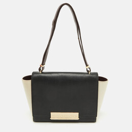 CH Carolina Herrera Tri Color Leather Flap Shoulder Bag 1093516