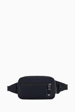 Emporio Armani Eagle Logo Belt Bag in Nylon 217721076_4067
