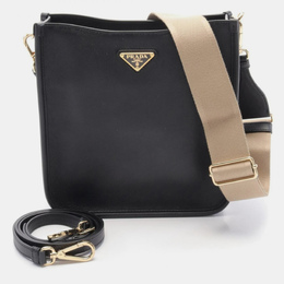Prada Black Leather Shoulder Bag 1094742