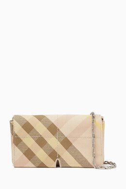 Burberry Mini Snip Check Shoulder Bag in Coated-canvas 217958859_7762