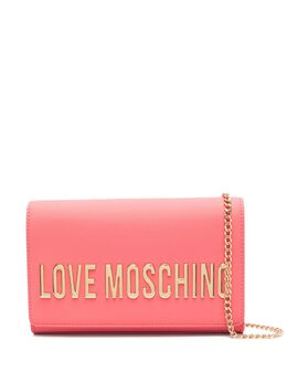 Love Moschino logo-lettering clutch bag 27715021