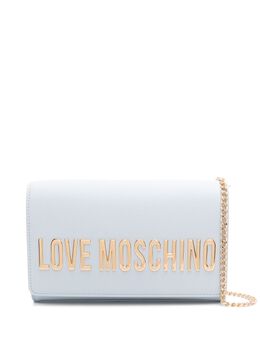 Love Moschino logo-lettering clutch bag 27713997