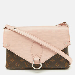 Louis Vuitton Rose Ballerine Epi Leather and Monogram Canvas Saint Michel Bag 1093908