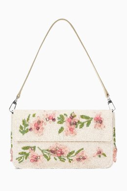 Staud Timmy Magnolia Beaded Shoulder Bag 217790107_191