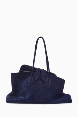 The Attico La Passeggiata Tote Bag in Suede 217953563_4067