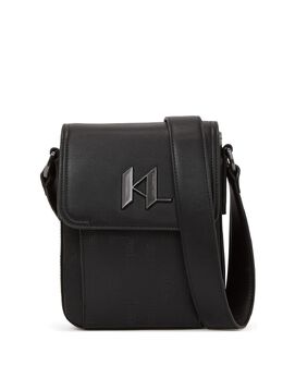 Karl Lagerfeld K/Plak North South perforated messenger bag 26157688