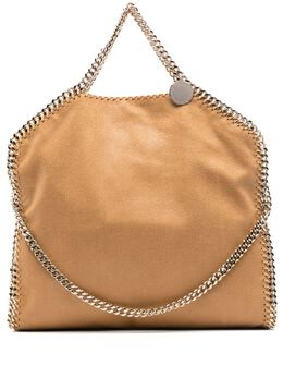 Stella McCartney 3CHAIN TOTE ECO SHAGGY DEER W/LIGHT GOLD 27779275