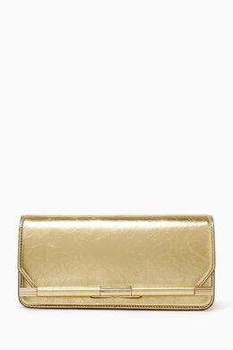 Victoria Beckham 202 Clutch in Metallic Leather 217974592_248
