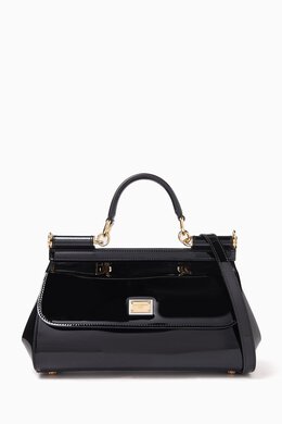 Dolce & Gabbana Medium Sicily Crystal-embellished Top-handle Bag in Satin 217918937_2709