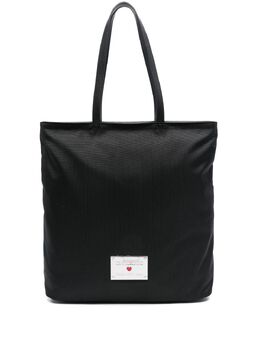 Love Moschino logo-plaque tote bag 28071765