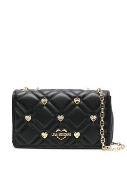 Love Moschino matelassé-effect shoulder bag 28072206