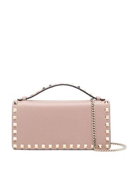 Valentino Garavani Rockstud-embellished clutch bag 27841533