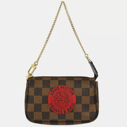 Louis Vuitton Brown Damier Ebene Canvas Mini Pochette Accessoires Shoulder Bag 1095703