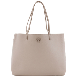 Tory Burch Fresh Clay McGraw Pebbled Leather Tote Bag 152221-200