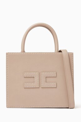 Elisabetta Franchi Small Tote Bag in Faux Leather 217858571_19