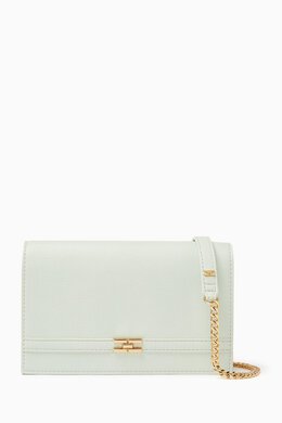 Elisabetta Franchi Logo-plaque Shoulder Bag in Faux Leather 217858588_178