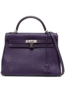 Hermes Kelly 32 Retourne Iris PHW bag 27777423