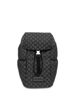 Karl Lagerfeld monogram-jacquard backpack 28262778