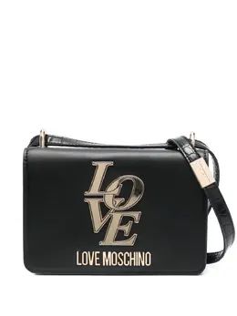 Сумка через плечо с логотипом Love Moschino, черный 27865329 | черный