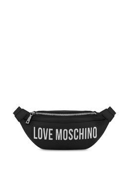 Поясная сумка с логотипом Love Moschino, черный jc4195pp1mkd0 | черный