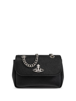 Сумка через плечо Vivienne Westwood с металлической пластиной Orb, черный 5c01000cws0021 | черный