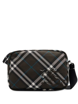 Burberry сумка-мессенджер в клетку, серый 8102301 | серый