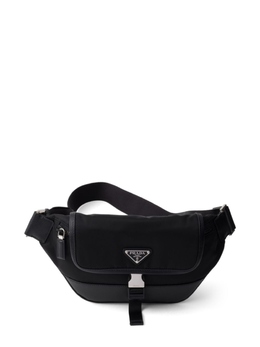Поясная сумка Prada с кожаной отделкой, черный 2vh176vooo2dmh | черный