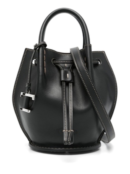 Tod's сумка-ведро размера мини с логотипом, черный xbwbuzk0100upp | черный